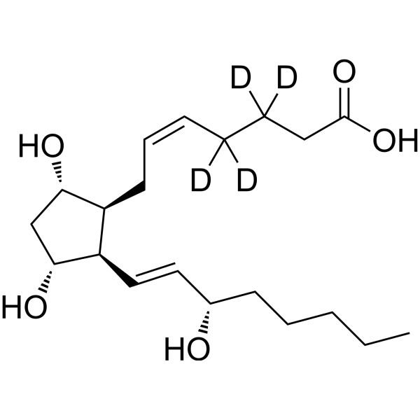 8-Iso-PGF2a-d4 (8-iso Prostaglandin F2α-d4) 211105-40-7
